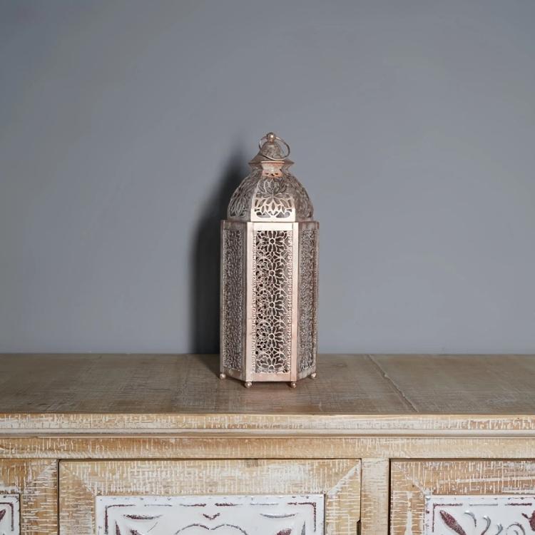 Decorative Candle Lantern Moroccans Lantern Outdoor Indoor Tealight Candle Holder for Porch,Ramadans Home Decors