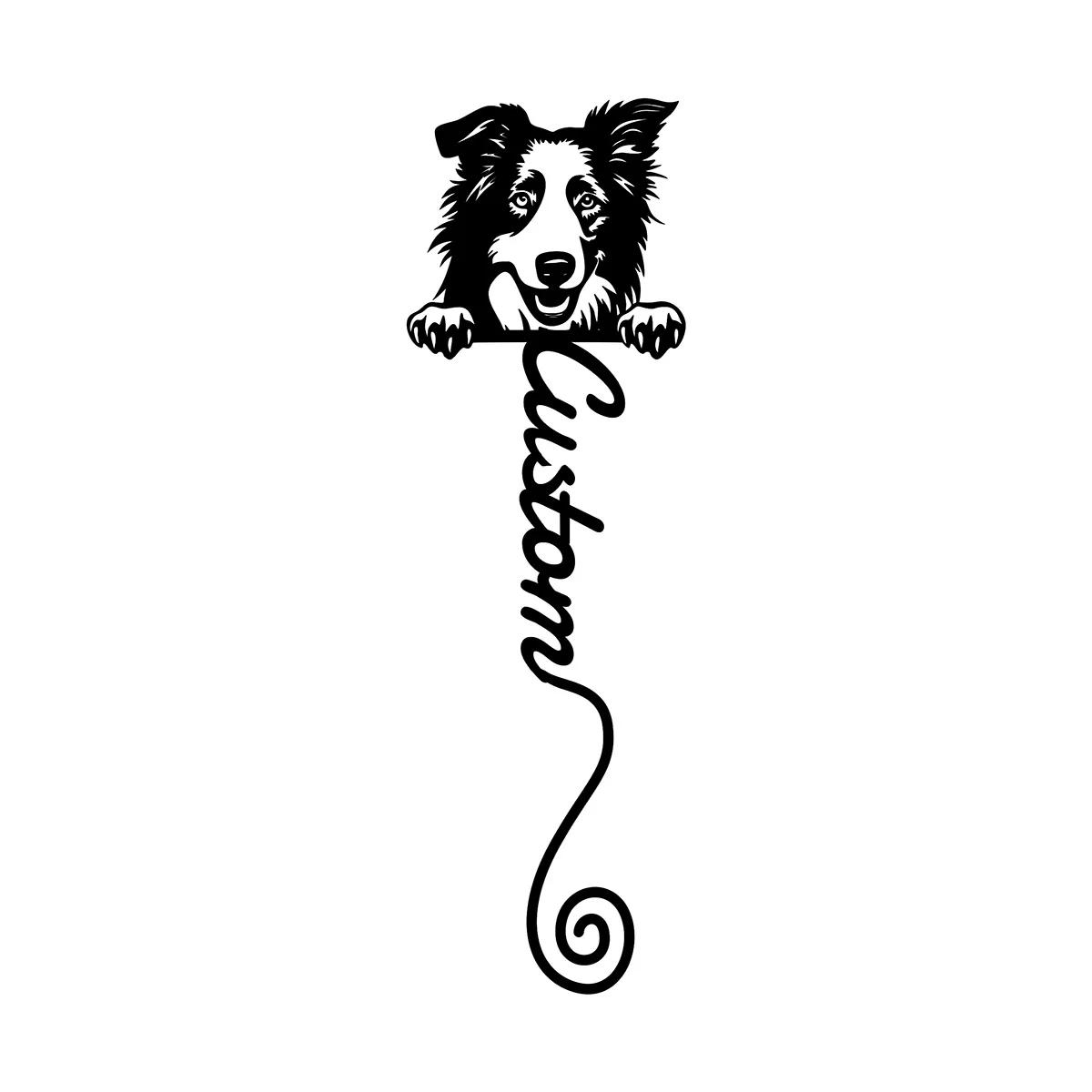 

Metal Bookmark Collie Dog Lover Unique Gift For Readers Back To School Teacher Appreciation