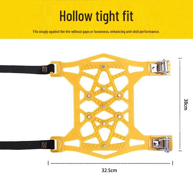 Winter Essential Car Tire Anti-Skid Chains for Mud and Snow Extrication