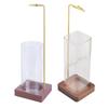 Incenses Holder for Stick with Removable Glass Ashes Catcher Wood Incenses Stick Burners Home Relaxations Decorations