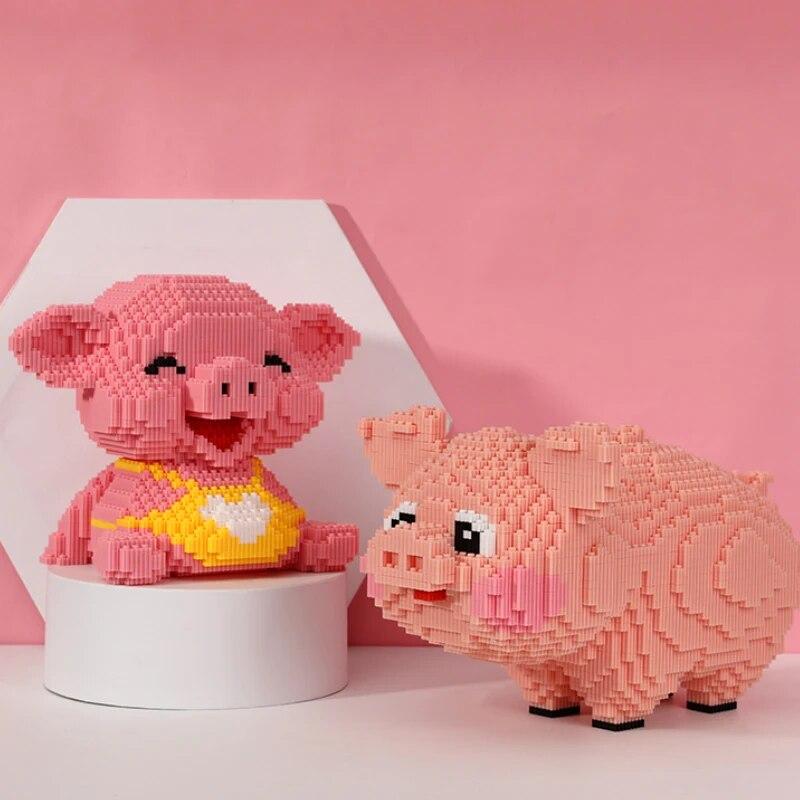 8200 шт. + Волшебные строительные блоки с изображением панды и жирафа — фото 6