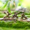 Vintage Copper Miniature Chinese Kung Fu Person Office Home Garden Bonsai Antiques Figurines Desktop Decorations Creative Gifts
