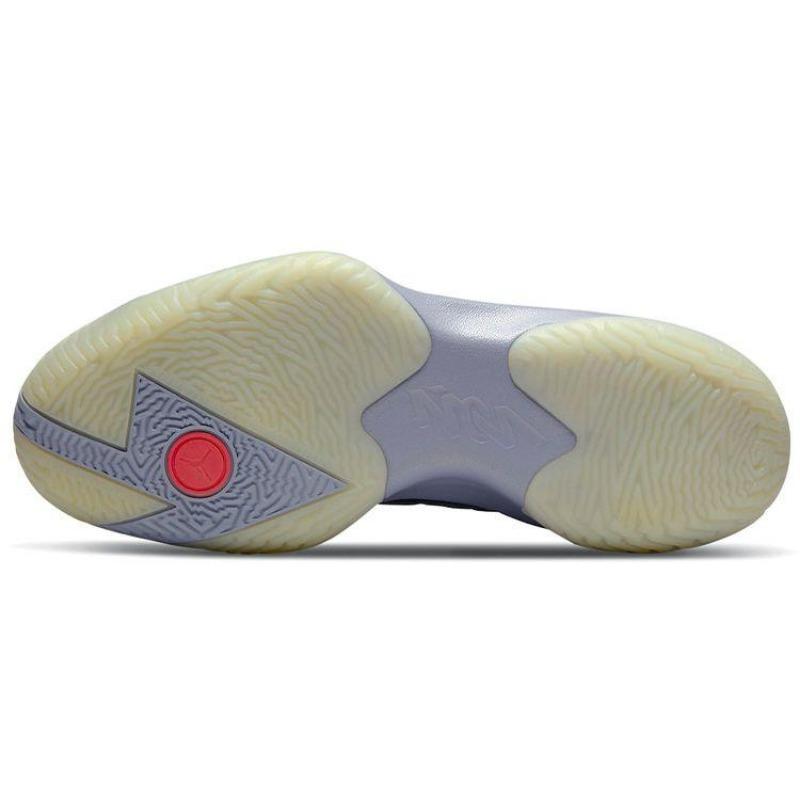 Jordan Zion 1 ZNA men mid-top basketball shoes purple blue glow-in-the-dark overseas version DA3130-400