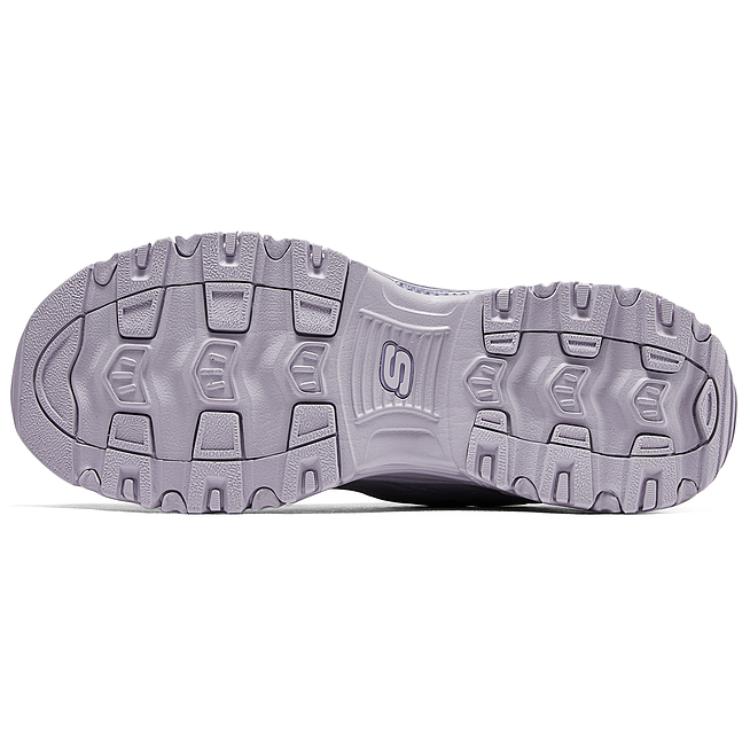 Skechers DLites Morbide Comode Versatili Basse Casual Scarpe da Corsa Donna sneaker Viola Grigio 150243-LAV