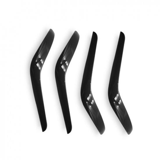 2Pcs BLACK Inner Door Panel Pull Handle Replacement Cover For BMW X1 2010-2016