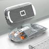 New Transparent Gaming Mouse Bluetooth Wireless Mouse with RGB Light Rechargeable Mouse for PC Gamer Notebook Laptop Accessories