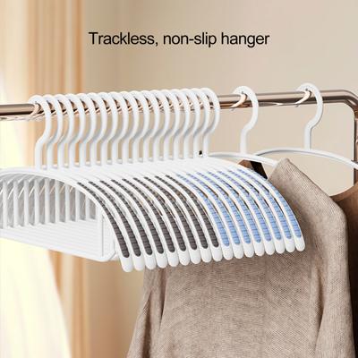 5 Stück Kleiderbügel, Anti-Rutsch-Design, dicke, große Struktur, hohe Tragfähigkeit, kratzfest, nahtlos, keine Verformung, Hosenbügel mit doppeltem Verwendungszweck, Nass-/Trocken-Funktion