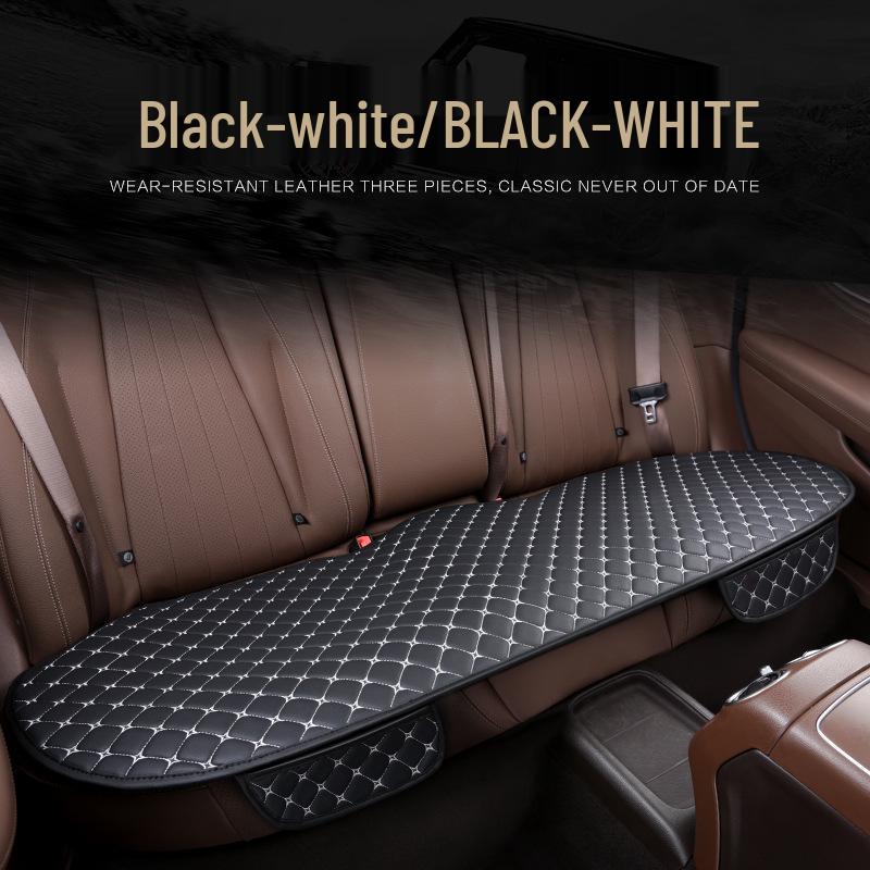 Nappa Leather Summer Car Seat Cushion Set - Durable, Non-Slip, Universal Fit for Five-Seat Vehicles
