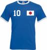 Youth Designz Men's T-Shirt Japan with DESIRED NAME + NUMBER Jersey World Cup Asia Fun