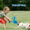 Plush Flamingo Dog Toys Squeaky Stuffed Animal with Rope Legs Interactive Chew Toy Accompanying for Small Medium Dogs Pet Toys