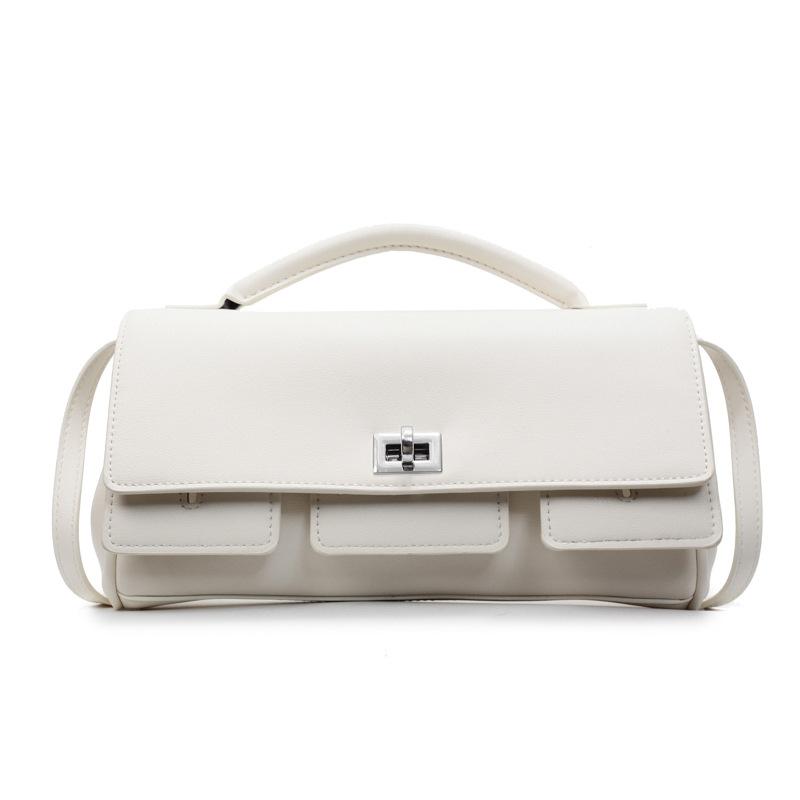 New Fashion Versatile Handbag Women's Solid Color Versatile Shoulder Crossbody Bag