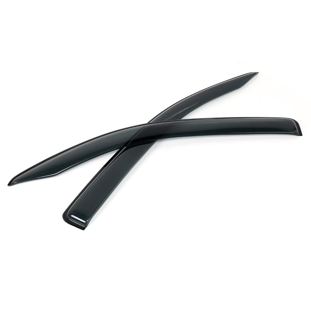 2pcs Smoky Window Visor Shades Sun Rain Guard Fits for Toyota HIACE 2019