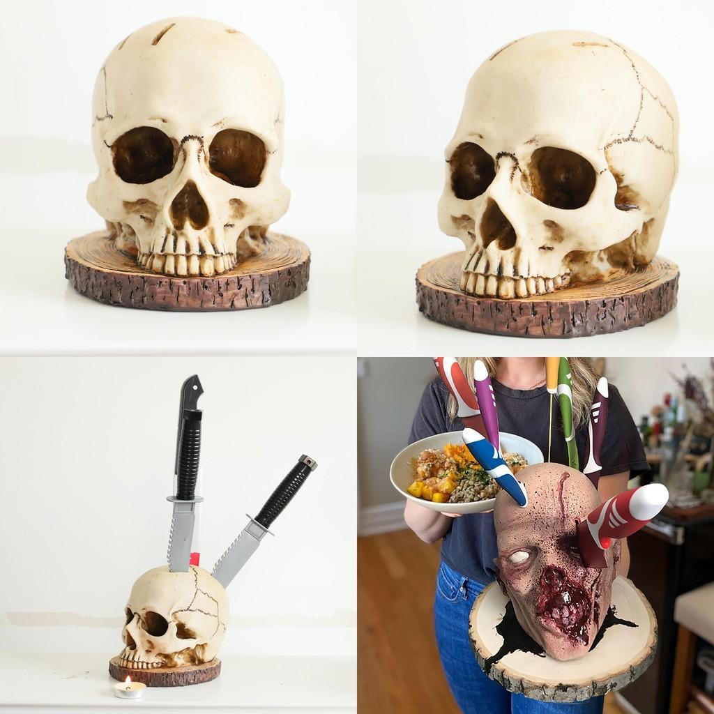 Stand Bloody Halloween Horror Thriller Spoof Resin Kitchen Supplies Tools