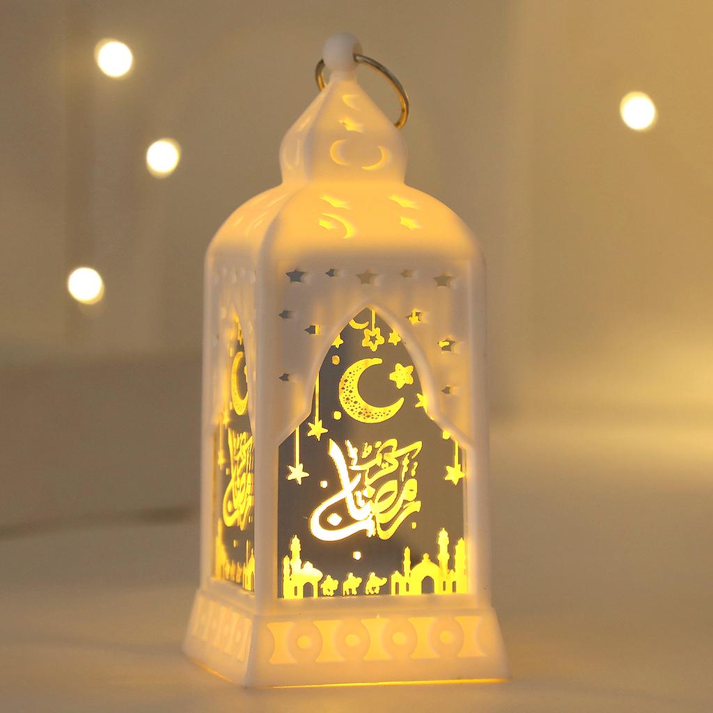 LED Lantern Lights Castle Lights Ramadhan Decorations Eid Gifts Table Decorations Islamic Muslim Holiday Party Supplies