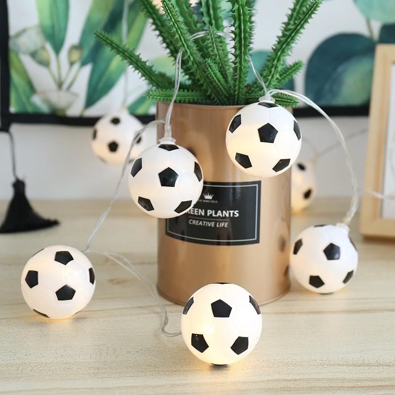 2026 World Cup LED Football String Lights - Decorative Atmosphere Lights for Bar and KTV