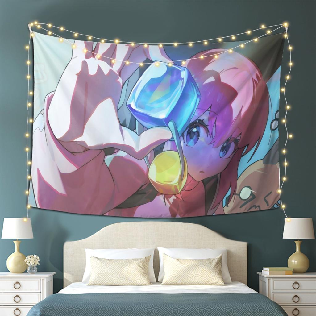 Goto Kazuhito Anime Wall Hanging Tapestry  Vibrant Printed Polyester Fabric Art for Home Office  Party Decor