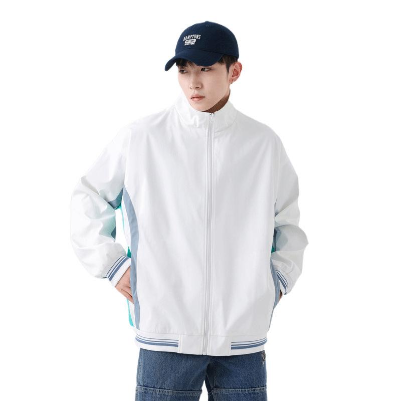 Куртки Мужские пальто Весна и осень Новые пальто с воротником-стойкой Модные брендовые — фото 5