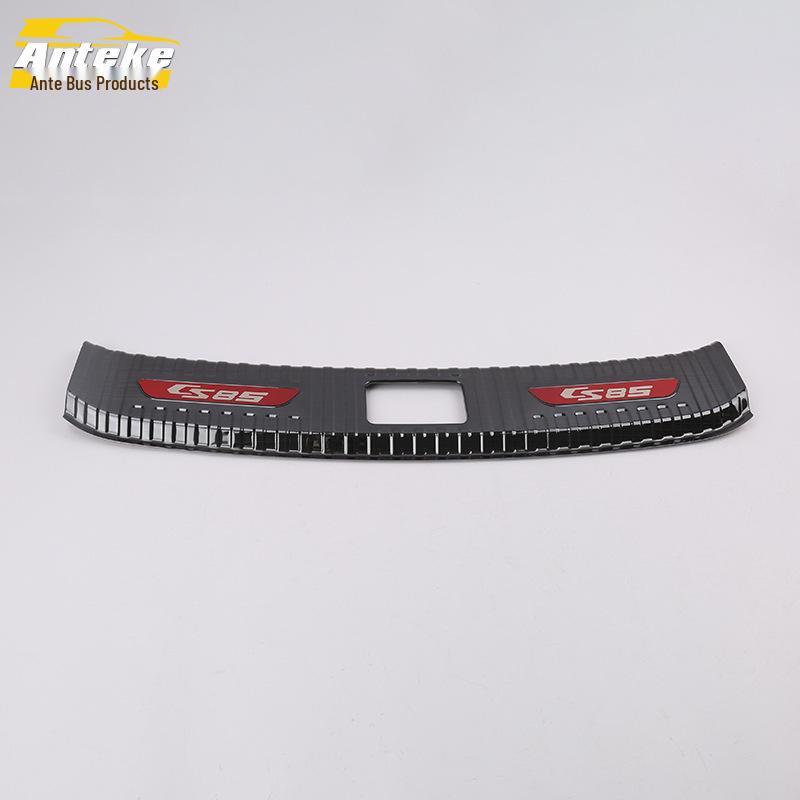 19 CS85 Rear Guard Plate Sequin & Trunk Tailgate Protection Pedal - Stainless Steel Car Sticker Decoration