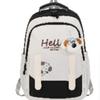 New high-value college style fresh and sweet backpack junior high school students lightweight large-capacity backpack