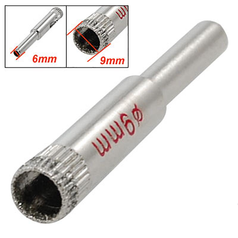 1 Stück 9mm 11mm Diamantbeschichtetes Bohrer-Set Fliesen Marmor Glas Keramik Lochsäge Bohrer Für Elektrowerkzeuge Handwerkzeuge