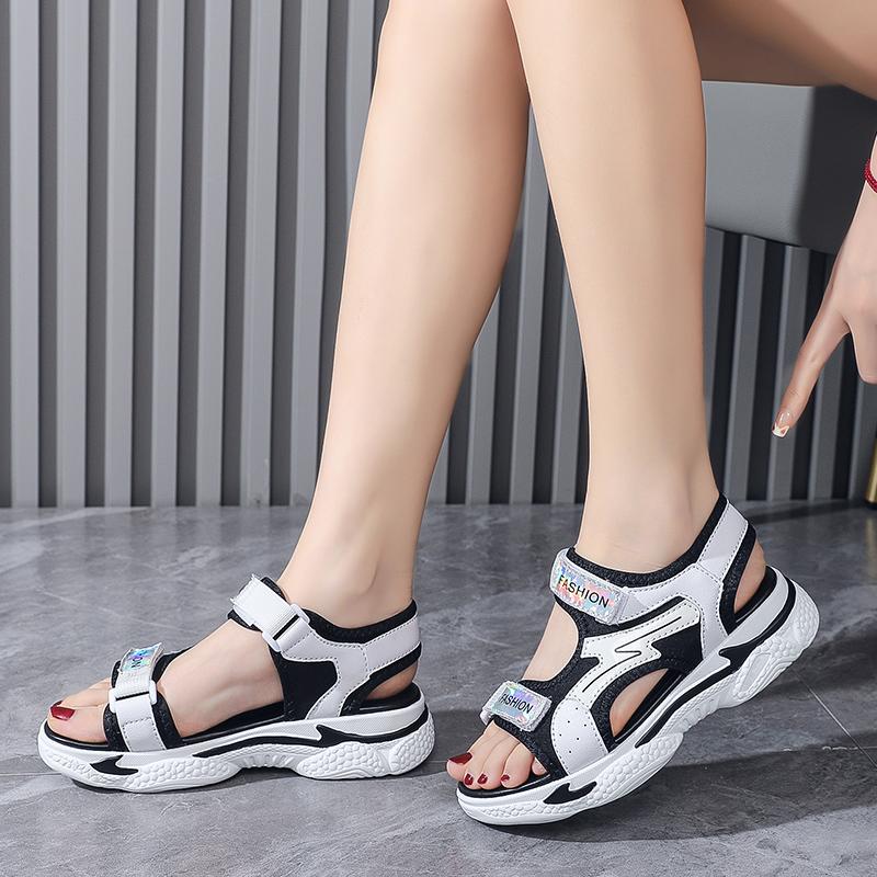 Літні надлегкі сандалі Жіночі спортивні сандалі Дівочі сандалі на липучці для дівчаток