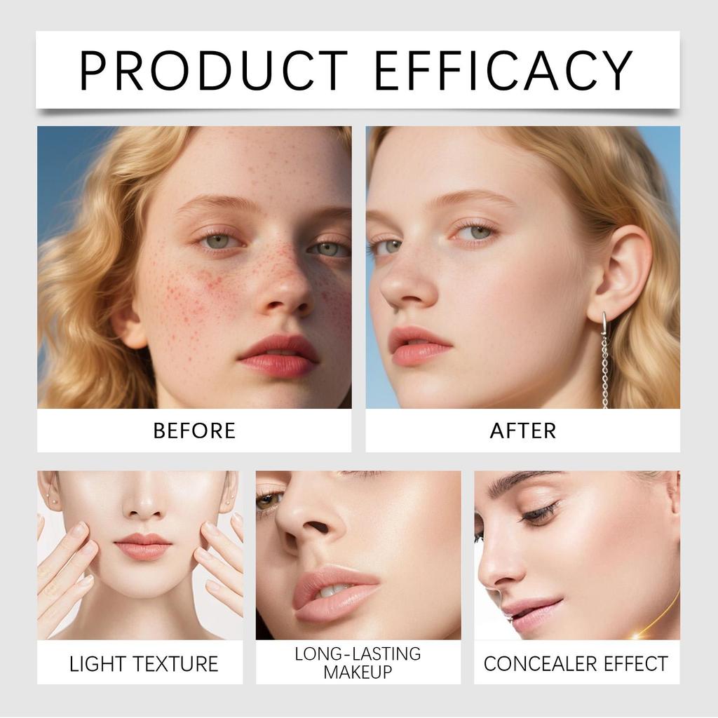 Moisturizing natural color foundation stick is lightweight and obedient to create a clear nude makeup portable daily makeup cream 13g