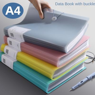 A4 Barevná Průhledná složka Dokument Velkokapacitní Prachotěsný Vodotěsný organizér souborů Hodnocení testu Držák papíru Studentský soubor
