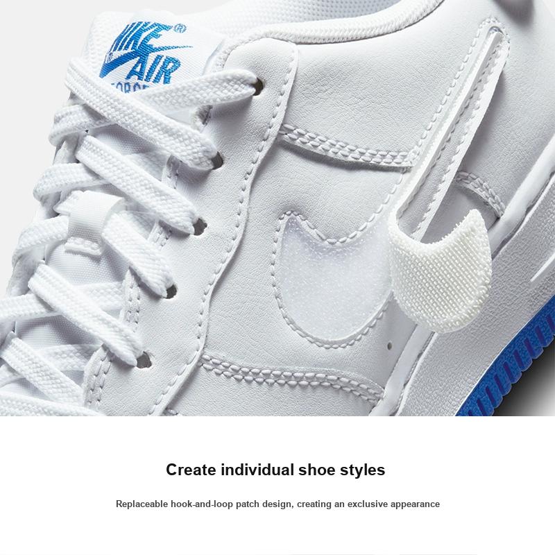 New Nike Air Force 1/1 White Royal Blue GS DB4545-105