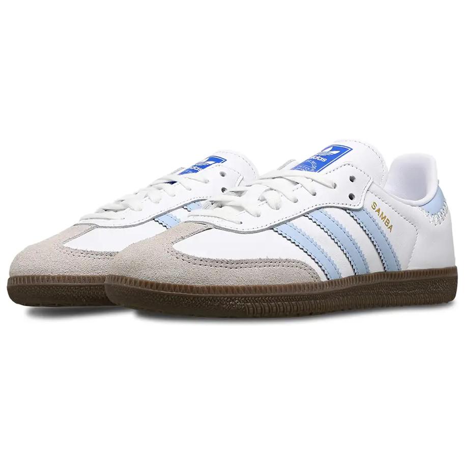 Adidas Samba Og J 'White Clear Sky' Sneakers JI2009