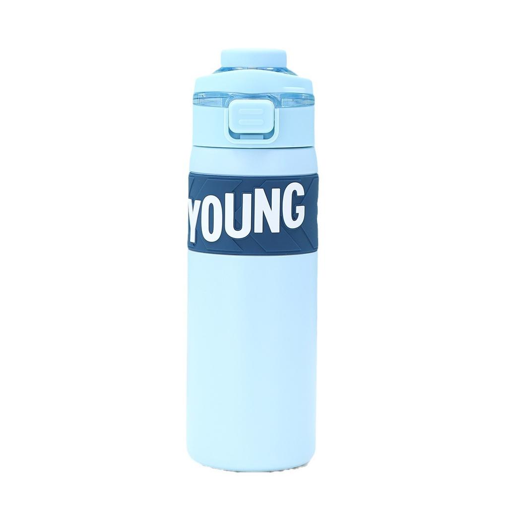 New High Appearance Level Stainless Steel Cup Student Water Cup Double Shot Jump Thermos Cup Women's Large Capacity Cup