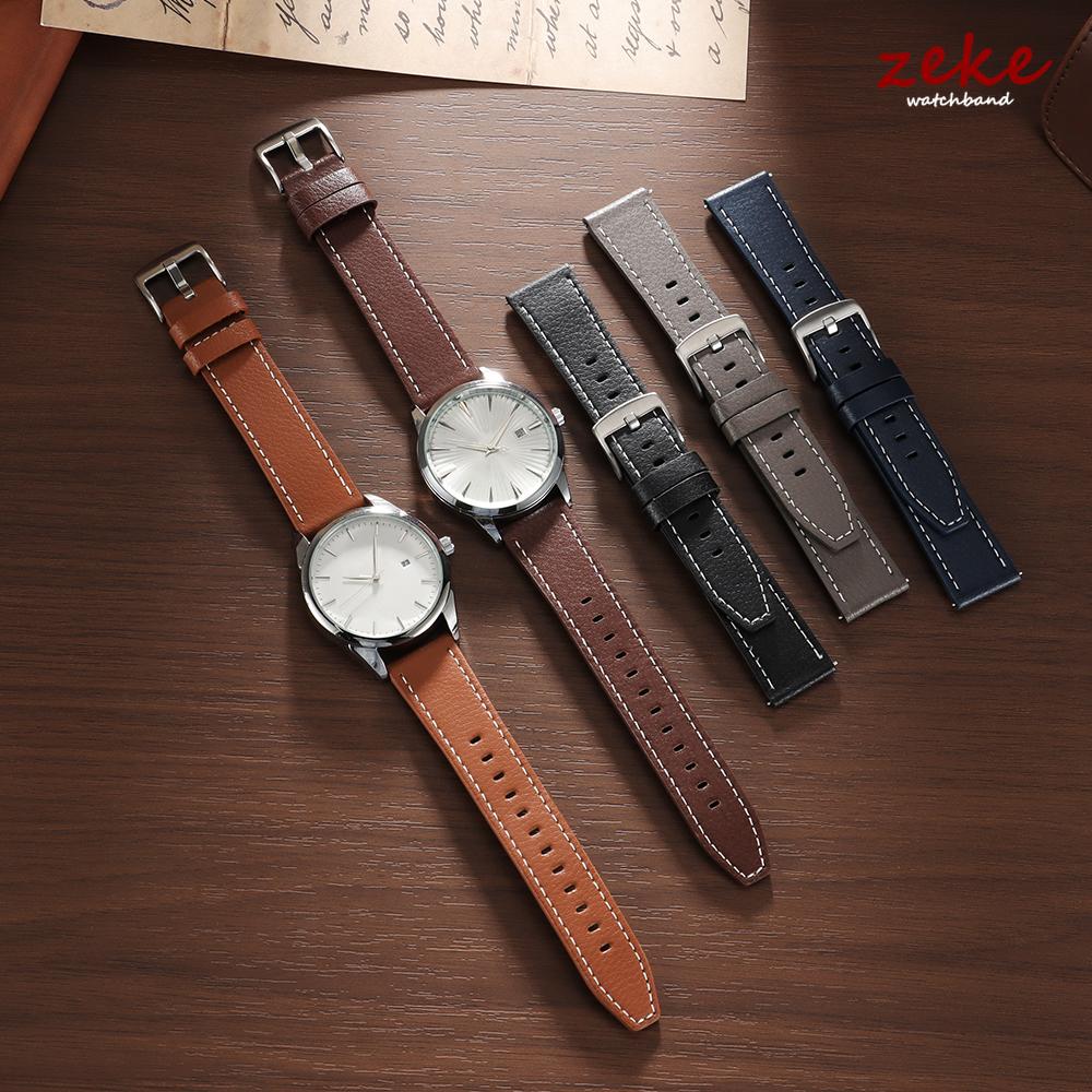 20mm Leather Watchband for Huawei Watch GT3 GT2 42mm GT3 Pro 43mm Wristband Bracelet Replacement for Men Women Smartwatch Strap