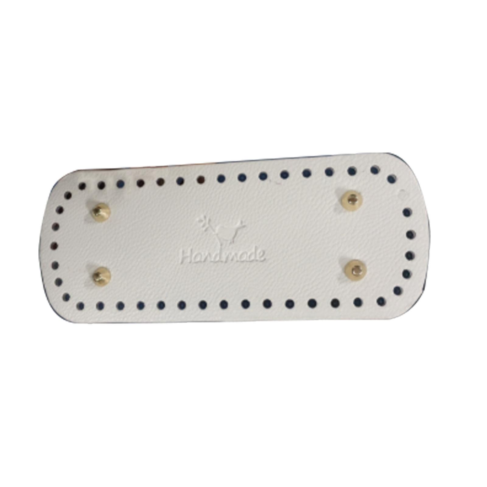 

Дно сумки ручної роботи з 44 отворами. Шкіряна овальна кругла основа для сумки. В’язані своїми руками сумки. Аксесуари для в’язаних сумок. Сумки-відра. C12