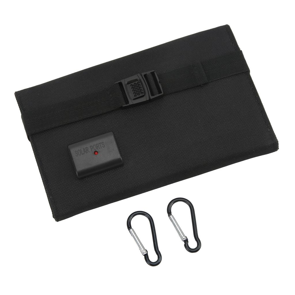 20W Foldable Solar Panel 5.5V Portable USB Port Monocrystalline Folding Board for Outdoor Travel Camping