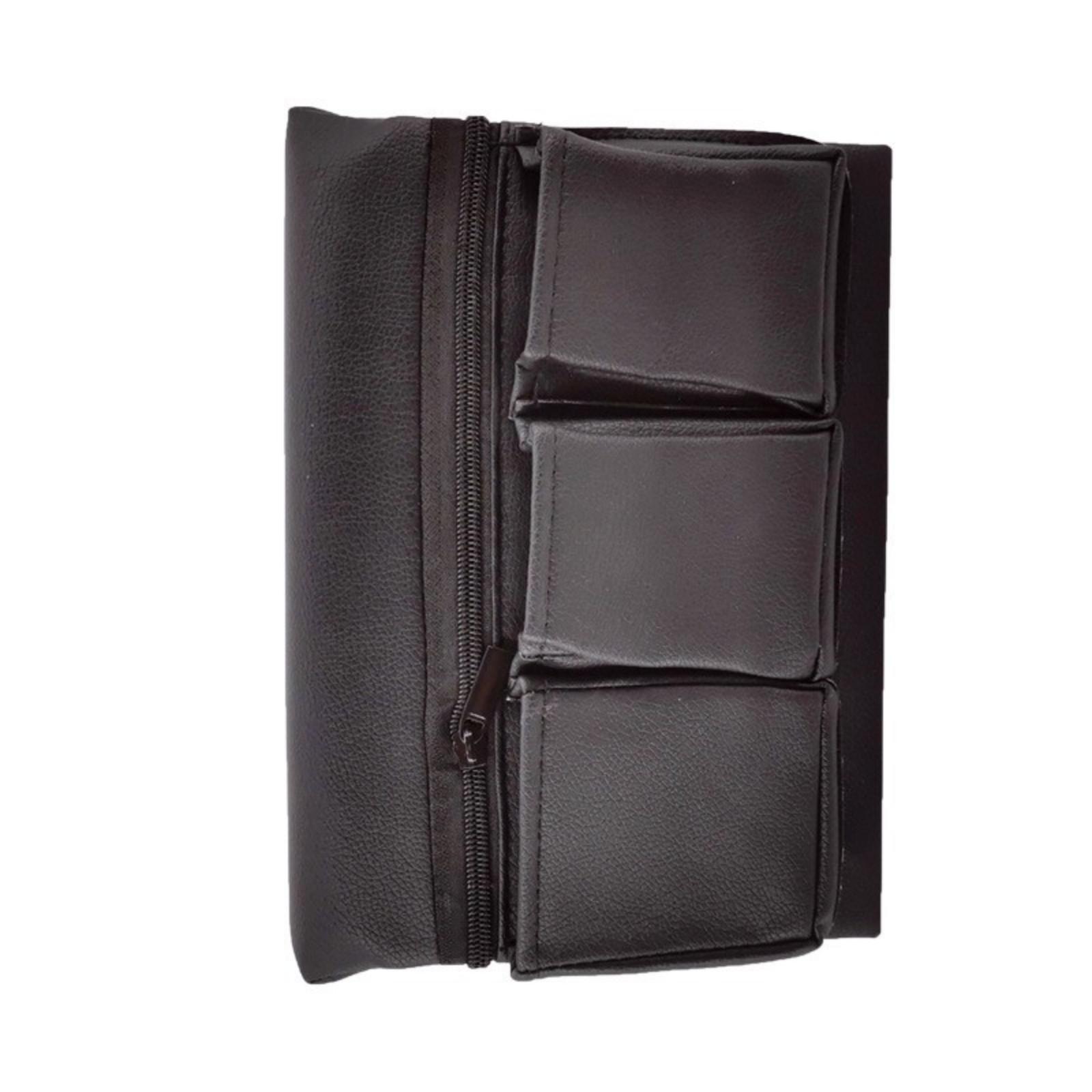 

Premium Car Window Storage Unit Sturdy PU Leather Construction Fast Installation Hangs On Door Handle Maximizes Space Usage