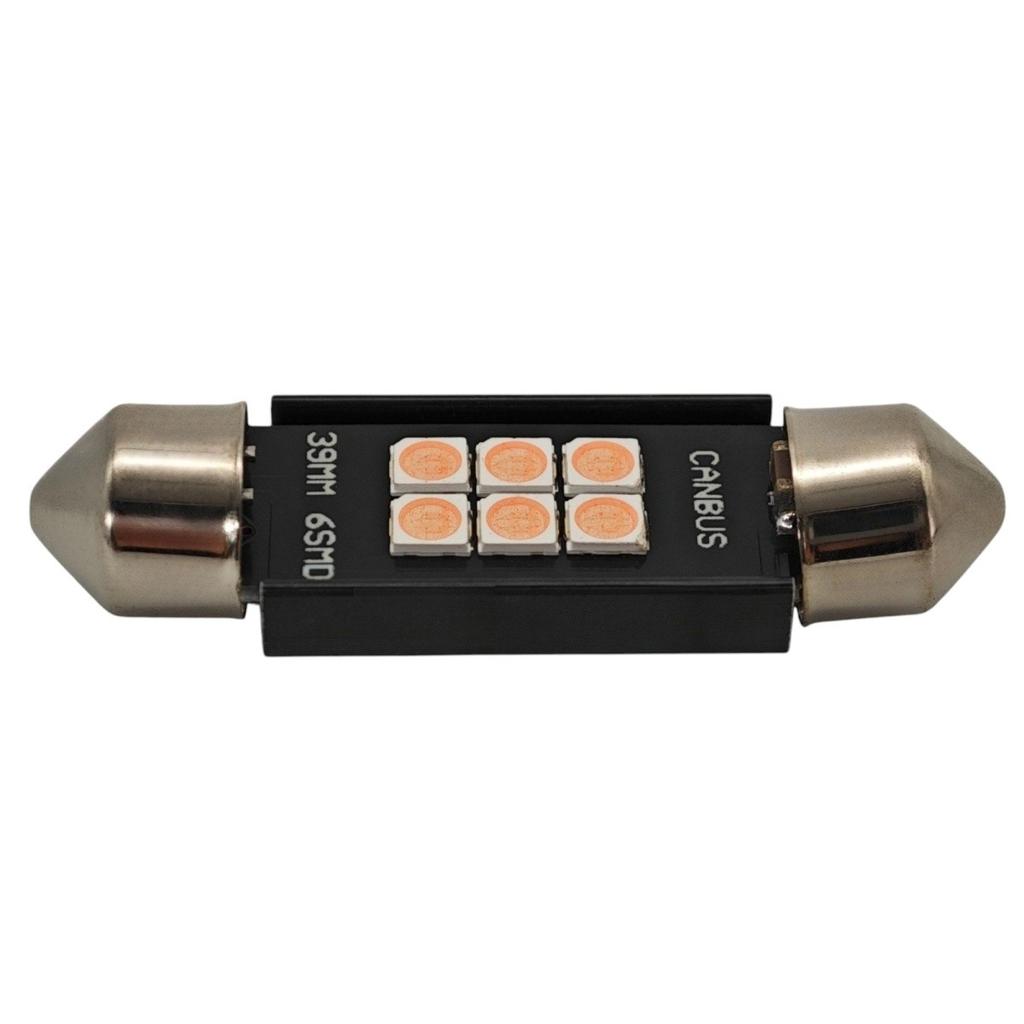 C5W C10W LED Bulb SV8.5 12-24V CANBUS 39mm - Pink Off-Road