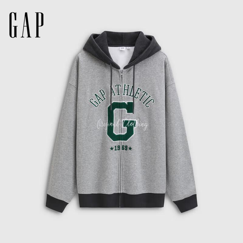 

Худи на молнии из флиса с логотипом Gap унисекс XL