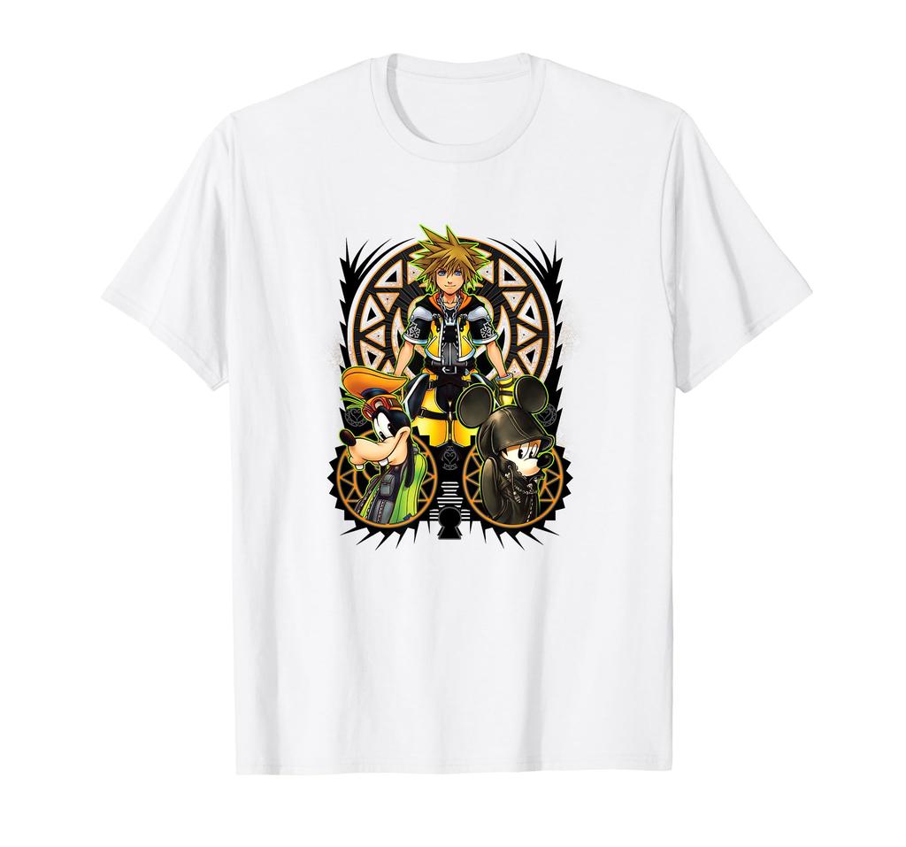 Disney Kingdom Hearts Kingdom Heart Portal Big Chest Poster T-Shirt