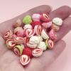 50/500Pcs Mini Dollhouse Miniature Food Diy Scene Decoration Mini Colorful Strawberries Series Doll Accessories Scrapbooking