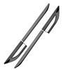 Car Stainless Steel SUV Body Front Door Side Fender Trim Emblem Sticker Cover Accessories Badge Strip Stripe Decal Decor