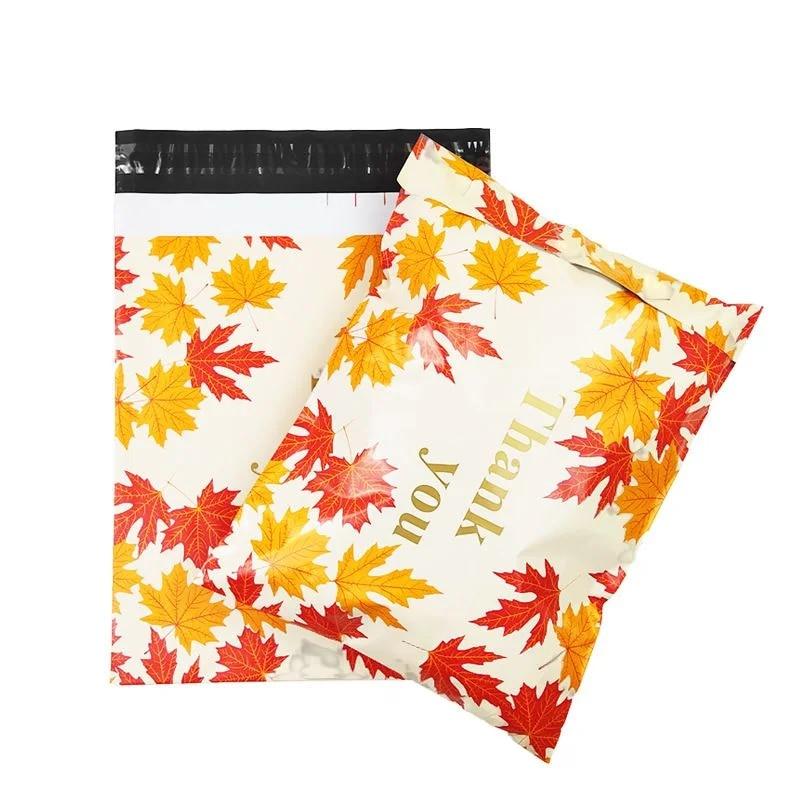 30 шт. пластиковые упаковочные пакеты 25,5x37 см, милые модные довольно толстые самоклеящиеся полиэтиленовые пакеты для доставки, портативные почтовые конверты для одежды 30PCS 25.5X37cm