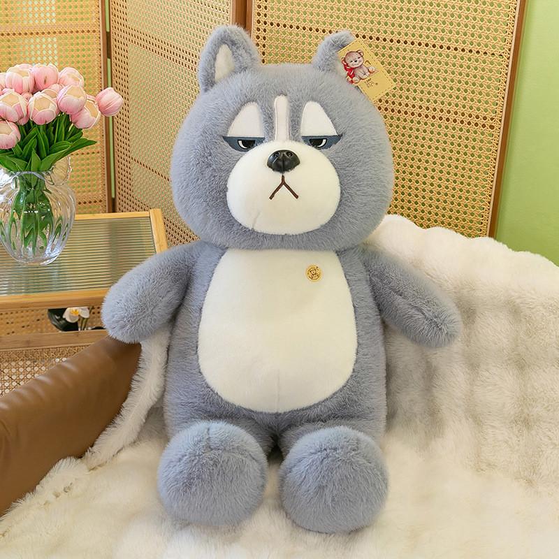 Adorable Soft Plush Blue Cat Stuffed Toy For Kids Comforting Companion Gift 35cm