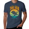 Please Keep The Sea Plastic Free Retro Turtle Tshirt Essential Solid Color Tshirt
