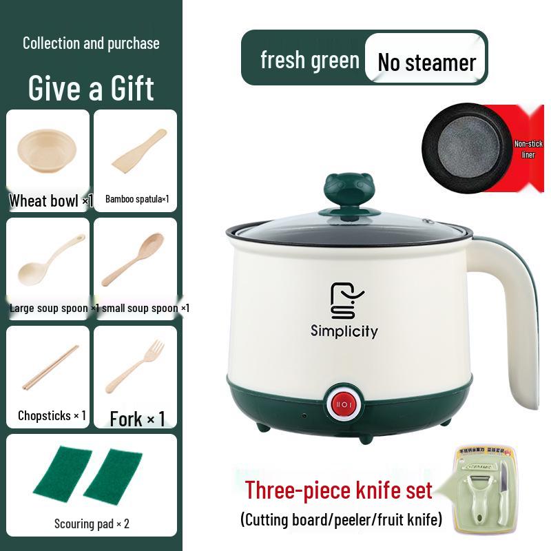 Mini Multifunctional Electric Cooker for 2-3 People - Ideal for Small Dorms and Students