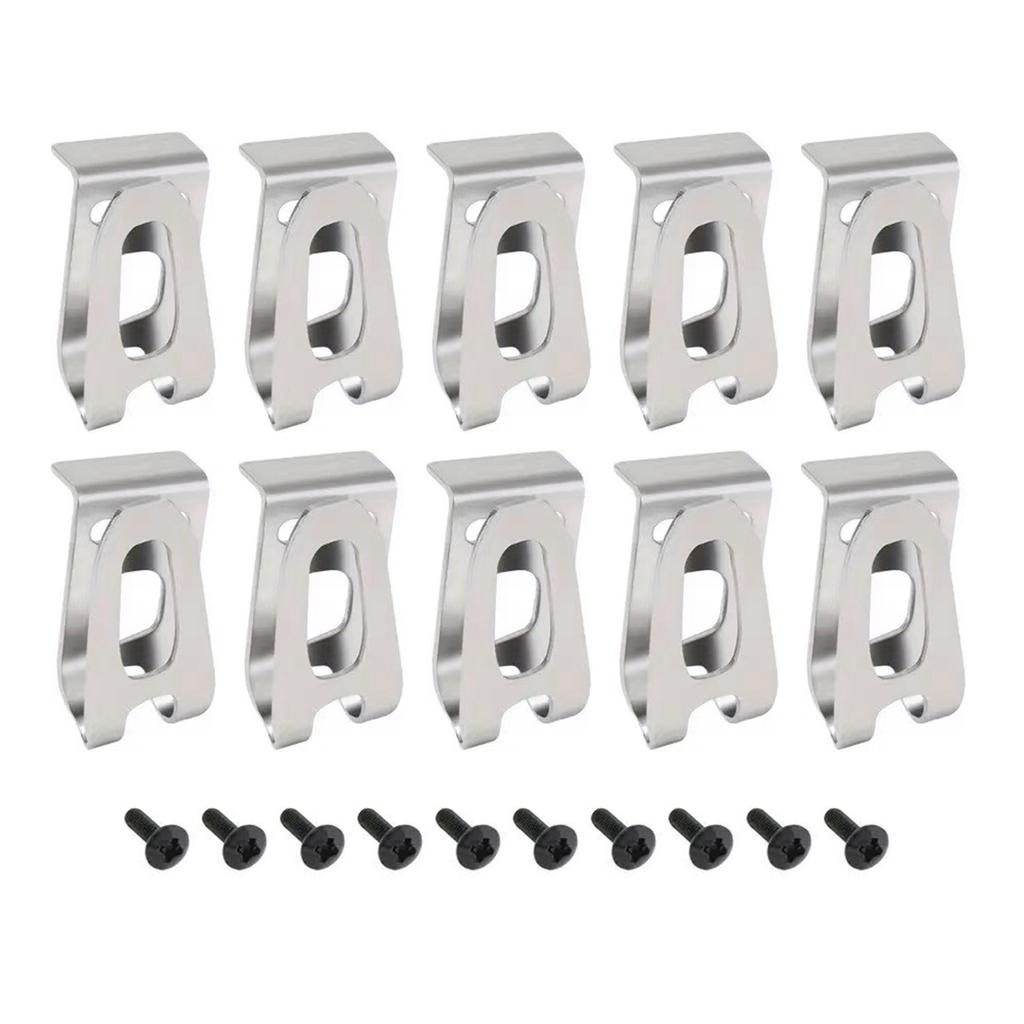 10Pcs Heavy Duty Belt Clip Hook Power Tool Secure Attachment for DHP480 DHP482 HP457 HP347 TD127 TD126 Accessories