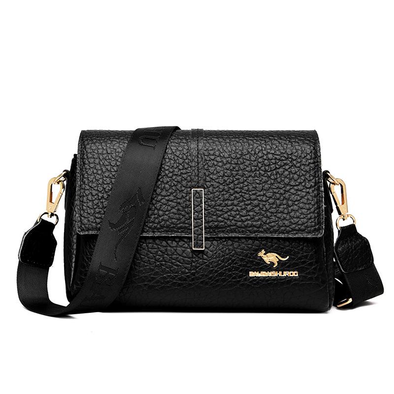 Nowe wysokiej jakości skórzane damskie torby na ramię Damskie luksusowe torebki i torebki Markowe markowe torby na co dzień typu Croosbody