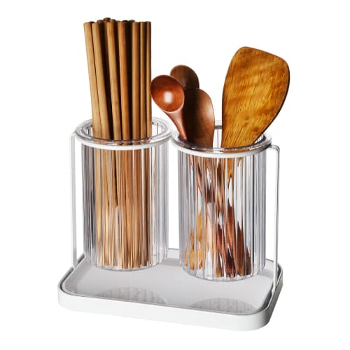 Umlaca Stylish Chopstick Holder, Chopstick Drainer for Chopsticks and Forks, Kitchen Chopstick Holder, Tool Holder, Kitchen Cutlery Stand, Chopstick S