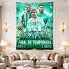 Real Betis Balompie 2021 22 Season Poster Green White Stripes Team Art