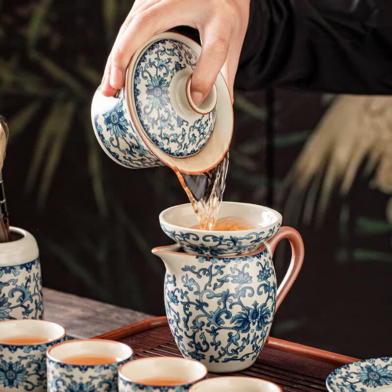 Qiwei Ru Kiln Non-Scalding Ceramic Gaiwan