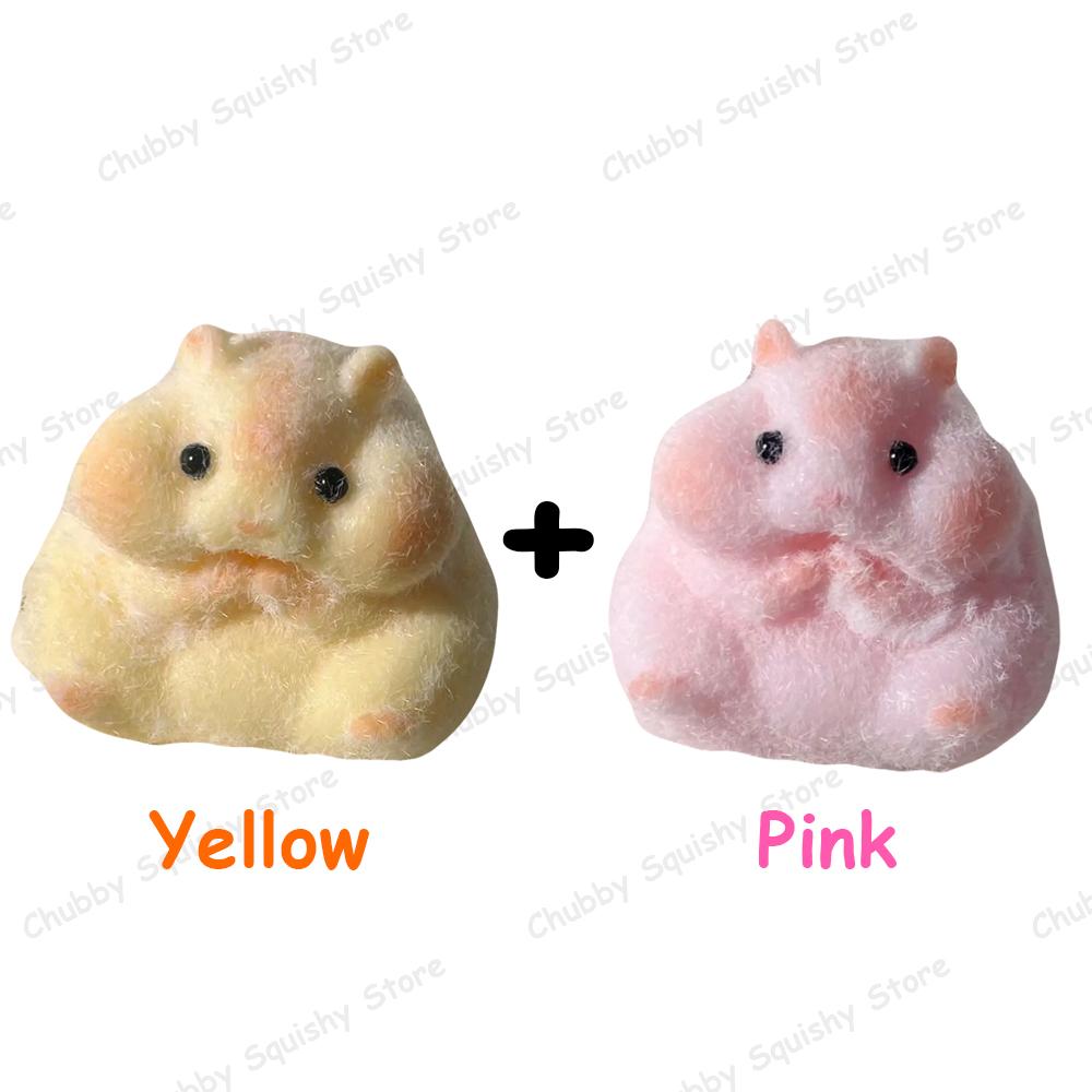 Hamster Taba Squishy Silikon Flauschig Niedlicher Hamster Tier Squishy Spielzeug hi Spielzeug Getigert Anti Stress Abbau Hand Entspannung Geschenk
