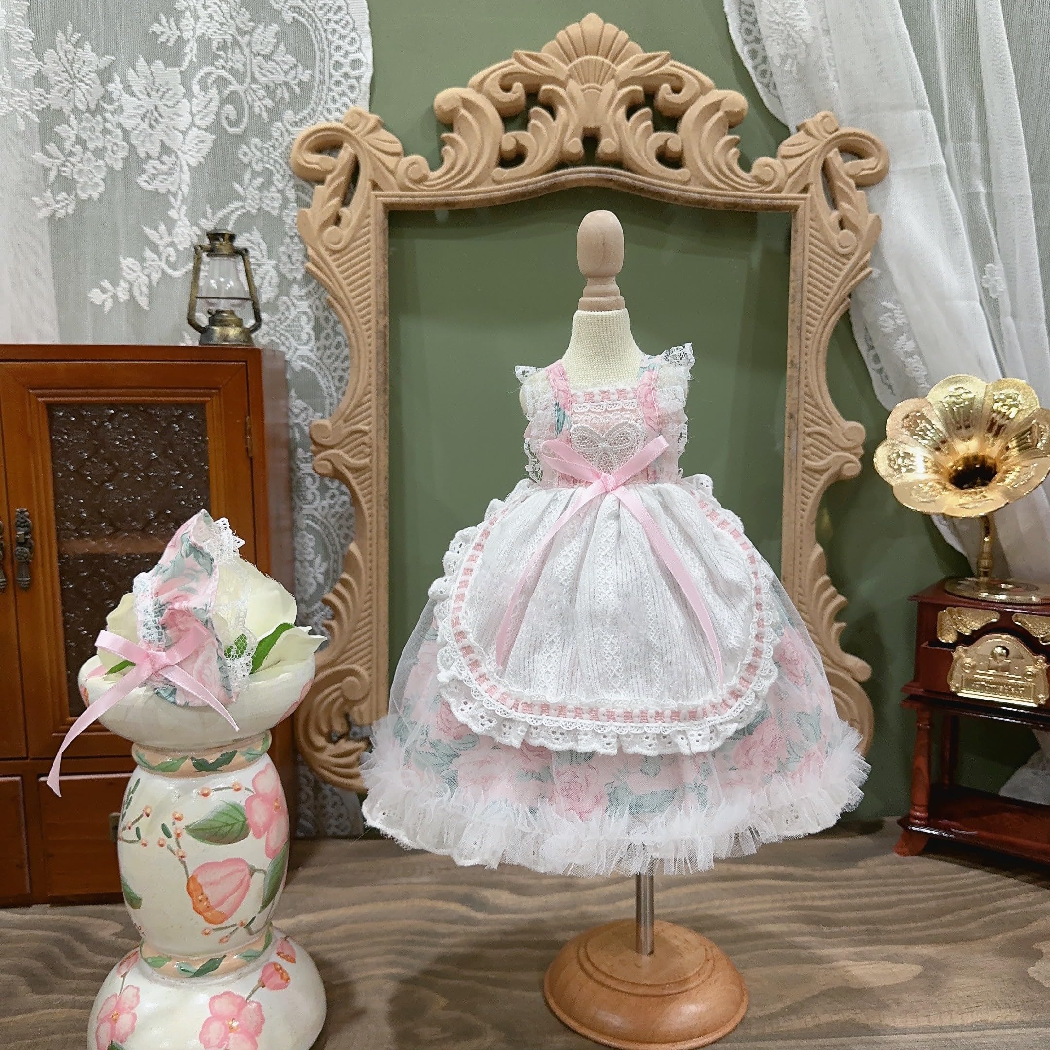 HAMRETHYPPZ BJD Кукла на шаровых шарнирах Кукла Кукла Горничная Кукла на шаровых шарнирах Цветочная принцесса Белая принцесса Милая горничная Юбка и тело Не белые 1/4 1/6 1/3
